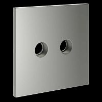 Накладка для розетки телевизионной оконечной TV+SAT S70 (сталь) Voltum VLS001605