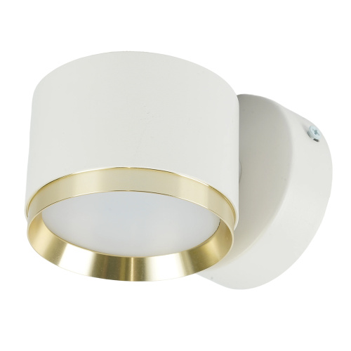 Светильник  настенный Feron HL4598  Barrel DUET 12W, 230V,GX53, белый + золото IP20 фото 2