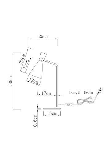 Лампа настольная Moderli V10996-T Page фото 5
