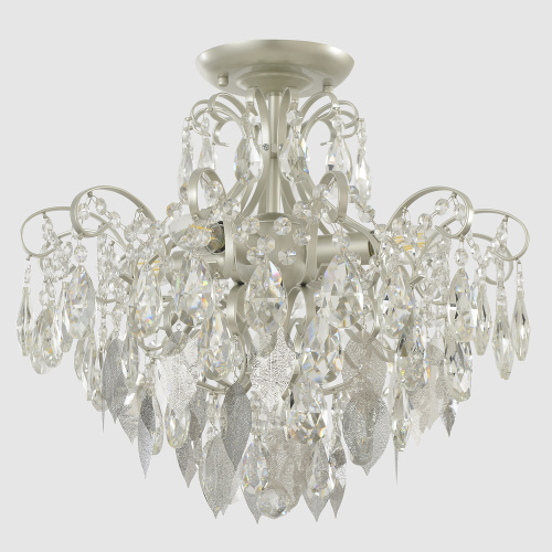 Светильник потолочный Crystal Lux ESMIRALDA PL4 SILVER фото 4
