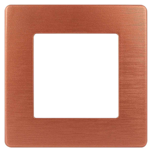 Рамка 1-постовая ЭРА 12 сатин медь 12-5101-14 Б0052507 Рамка 1-постовая ЭРА 12 сатин медь 12-5101-14 Б0052507