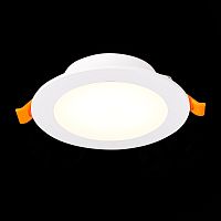 ST212.508.10 Св-к встр. Белый LED 1*10W 3000K/4000K/6000K 850Lm Ra80 110° IP20 D120xH30 220-240V Встраиваемые светильники
