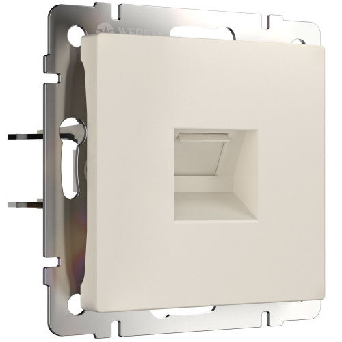 Розетка Ethernet RJ-45 (айвори матовый) W1181062 Розетка Ethernet RJ-45 (айвори матовый) W1181062