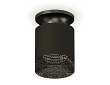 Комплект накладного светильника Ambrella light Techno Spot XS7402064 SBK/PBK/BK черный песок/черный полированный/тонированный (N7926, C7402, N7192)