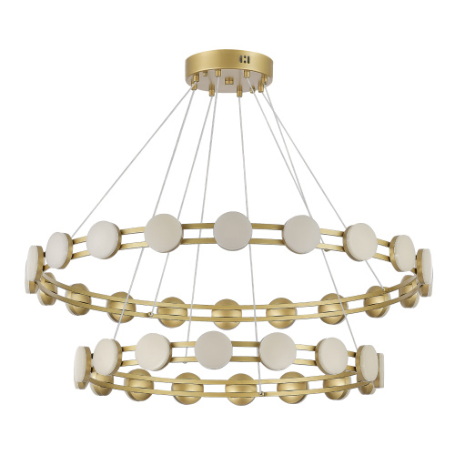 SL6610.203.36 Светильник подвесной ST-Luce золотистый/белый LED 1*70W 4000K MONRO фото 5