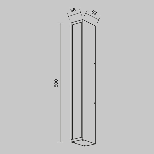 Уличный настенный светильник Outdoor O571WL-L20B3K фото 9