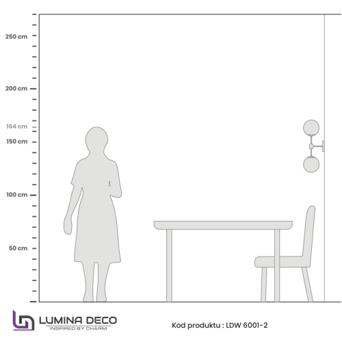 Бра Lumina Deco Zodiak LDW 6001-2 MD фото 3