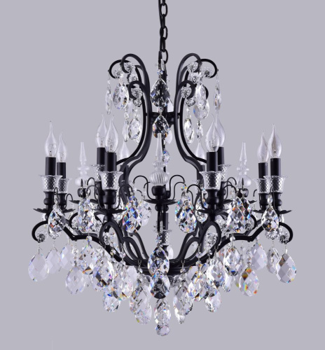 Люстра Crystal Lux MAGNIFICO SP13 BLACK/TRANSPARENT фото 4