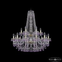 Люстра хрустальная 1410/12+6/300/h-95/2d G V7010 Bohemia Ivele Crystal (Богемия Ивеле Кристалл)
