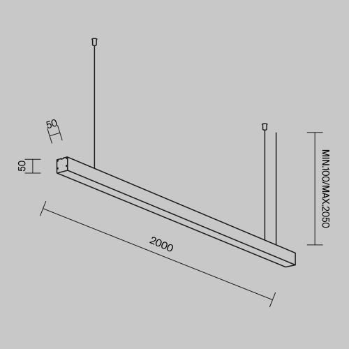 Линейный светильник Technical LL312029 фото 6