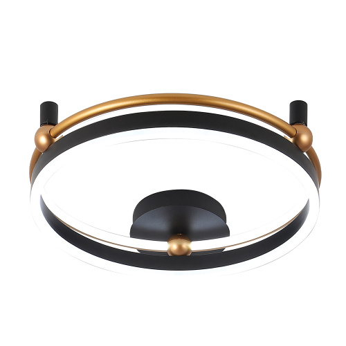 Светильник потолочный Crystal Lux FERNANDO PL48W LED BLACK/GOLD фото 5