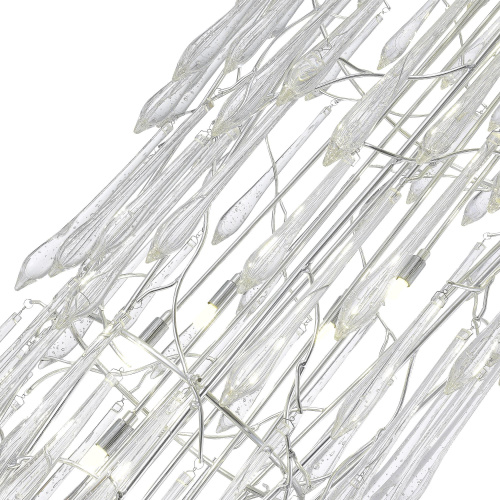 SL1660.103.25 Светильник подвесной ST-Luce Хром/Хром, Прозрачный G9 25*5W 4000K TEARDROPS фото 2