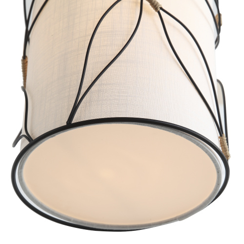SL6228.403.01 Светильник подвесной ST-Luce Черный/Бежевый E27 1*60W ROOT фото 4