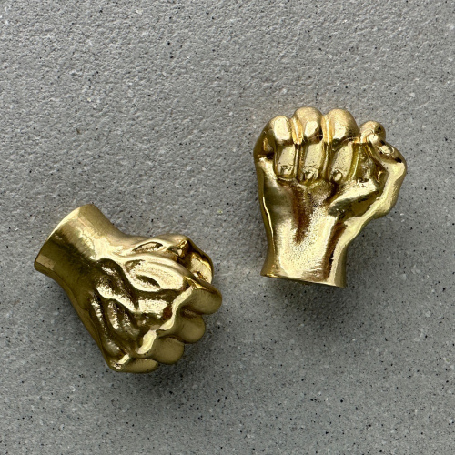 Ручка-кнопка MOS004 brass фото 5