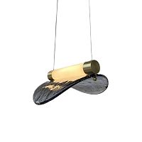 Подвесной светильник 5053P/A gold/smoky