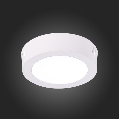 ST112.532.06 Светильник настенно-потолочный Белый LED 1*6W 3000K 330Lm Ra80 120° IP20 D110xH28 90-26 Накладные светильники фото 6
