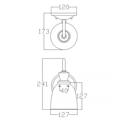 Бра для ванных комнат KL-CORA1-BATH Kichler, арт. KL-CORA1-BATH фото 6