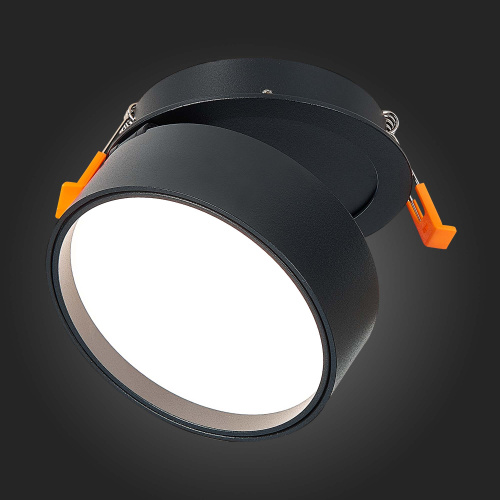 ST651.438.14 Встраиваемый поворотный светильник Черный LED 1*14W 3000K 1 100Lm Ra>90 120° IP20 D105x Встраиваемые светильники фото 3