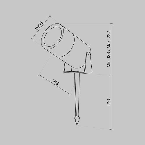 Ландшафтный светильник Outdoor O050FL-L15GF3K фото 3 Ландшафтный светильник Outdoor O050FL-L15GF3K фото 3
