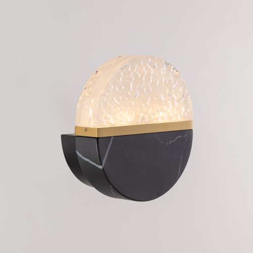 Настенный светильник MB25030008-1A brass/black фото 3