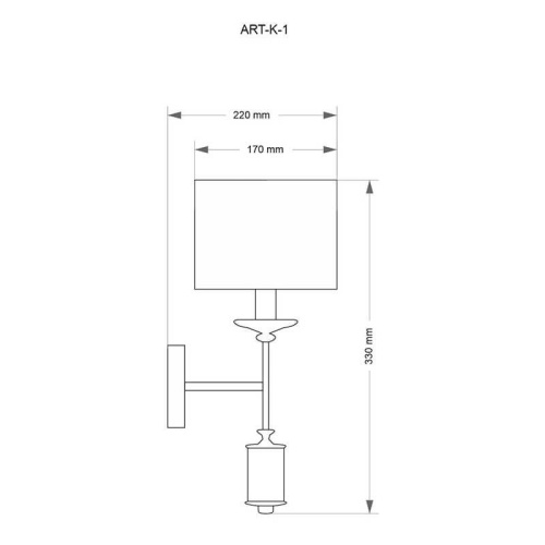 Бра Kutek Mood Artu ART-K-1 (N) фото 3