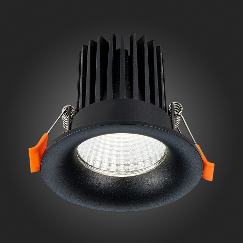 ST703.438.10 Св-к встр. Черный LED 1*10W 3000K 900Lm Ra>90 38° IP20 D85xH75 170-240V Встраиваемые светильники фото 5