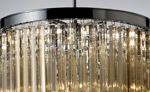 Люстра Odeon 10B chrome/amber фото 2