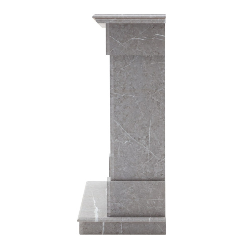 Каминокомплект ANDREA/АЛЬФА Мрамор серый с очагом Электроочаг EUGENE/ЮДЖИН фото 5