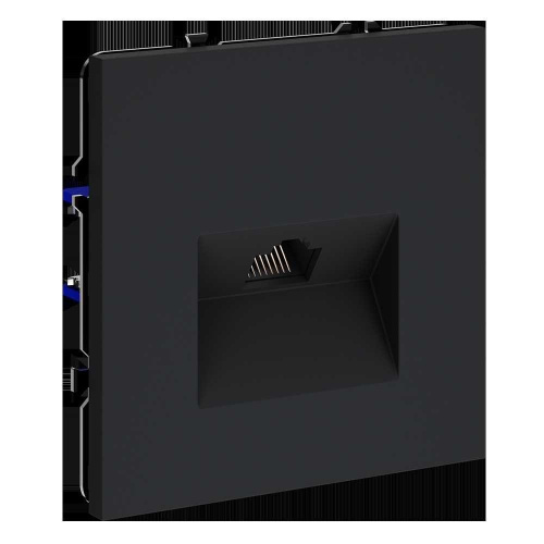 Розетка компьютерная встраиваемая Voltum S70 RJ45 кат.6, (графит) VLS060107 Розетка компьютерная встраиваемая Voltum S70 RJ45 кат.6, (графит) VLS060107