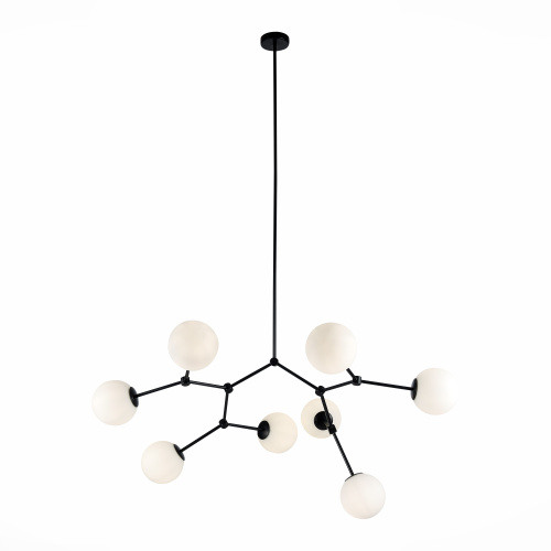 SL1506.403.08 Люстра подвесная ST-Luce Черный/Белый E14 8*40W CHIETI фото 9