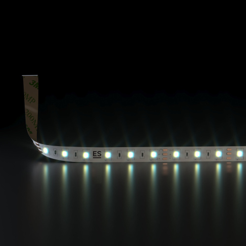 Светодиодная лента 24 В 10 Вт/м 60 LED/м 5050 IP20, MIX теплый белый 3300K/холодный белый 6500K, 5 м Лента светодиодная 24V 10W 60LED 5050 IP20 MIX теплый белый/холодный белый, 5м фото 2