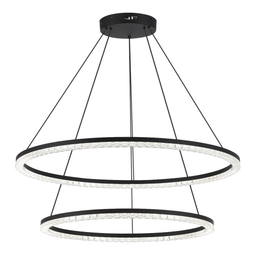 SL1018.403.02 Светильник подвесной ST-Luce черный/прозрачный LED 1*96W 4000K EUCLIDICS