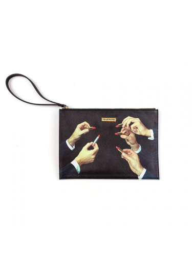 Клатч Lipsticks black фото 3