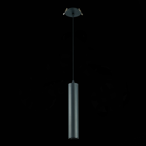 ST151.408.01 Встраиваемый подвесной светильник Черный GU10 1*50W  IP20 D54xH290 220V Без ламп Подвесные светильники фото 9