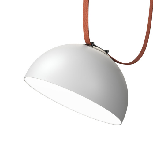 DK5662-WH+BK Cветильник для трека-ремня Belty Smart, серия Flow, со светодиодом, D300*H171мм, 48V DC, 28W, RA90, 120°, 3000-5700K, IP20, белый с черным, алюминий фото 4
