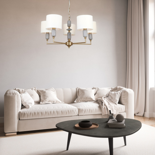 Подвесной светильник Escada 650/5P E14*40W Brass фото 3