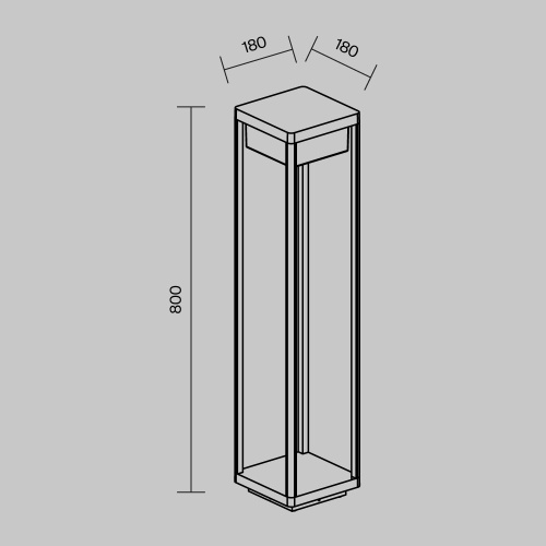 Ландшафтный светильник Outdoor O021FL-L10B3K фото 2