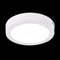 ST112.532.12 Светильник настенно-потолочный Белый LED 1*12W 3000K 715Lm Ra80 120° IP20 D160xH28 90-2 Накладные светильники