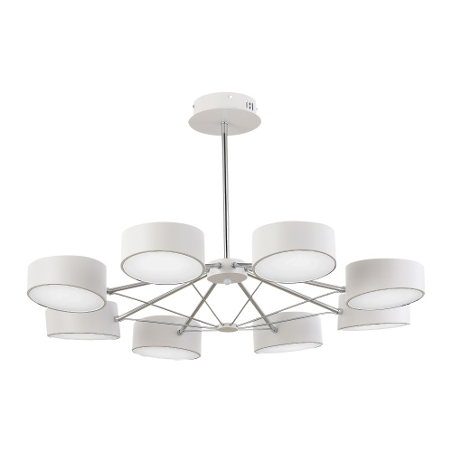 SLE6005-502-08 Светильник потолочный Белый, Хром/Белый LED 8*10W VALLE фото 2