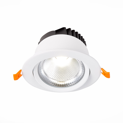 ST211.538.15.36 Св-к встр. Белый LED 1*15W 3000K 1 125Lm Ra80 36° IP20 D109xH65 220-240V Встраиваемые светильники фото 4