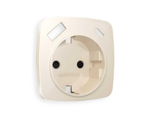 Лицевая панель розетки AMBRELLA VOLT OP3100