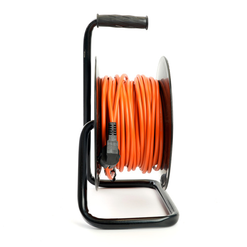 Удлинитель на катушке Stekker STD03-44-30 Standart 4-местный с/з ПВС 3*1,5, оранжевый, 16А, IP44, 30м (80102) фото 5