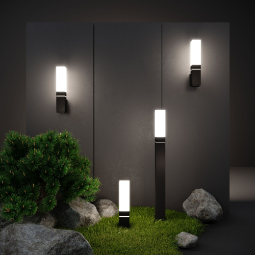 Ландшафтный светодиодный светильник чёрный IP54 1536 TECHNO LED фото 3