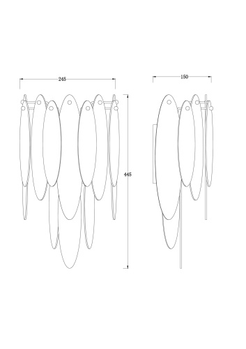 Настенный светильник (бра) Freya FR5217WL-02FG фото 9
