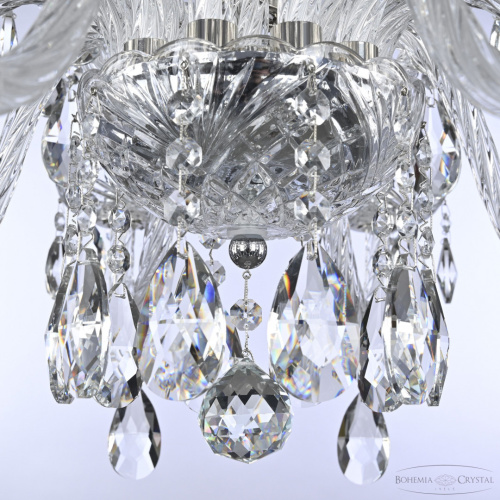 Люстра хрустальная 117/10+5/240 Ni Bohemia Ivele Crystal (Богемия Ивеле Кристалл) фото 6
