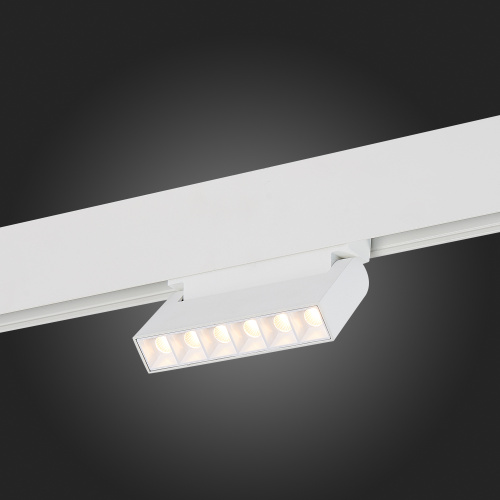 ST364.536.06 Магнитный трековый светильник белый LED 1*6W 3000K 532Lm Ra>80 36° IP20 L120xW22xH108 4 SKYLINE 48 фото 5