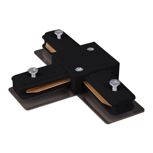 Коннектор Т-образный для однофазного шинопровода черный TRC-1-1-T-BK фото 4