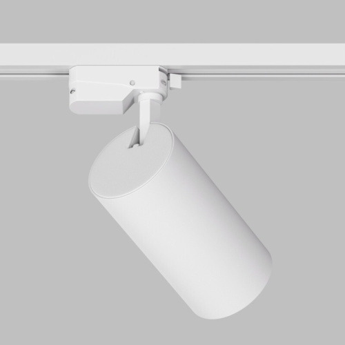 DK6455-WH Трековый светильник SOLID KOPER, 155мм, d80, 220V, LED 3000K, 30W, IP20, белый, алюминий фото 4