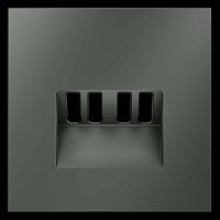 Накладка для розетки акустической 4-местной , S70 (титан) Voltum VLS001506