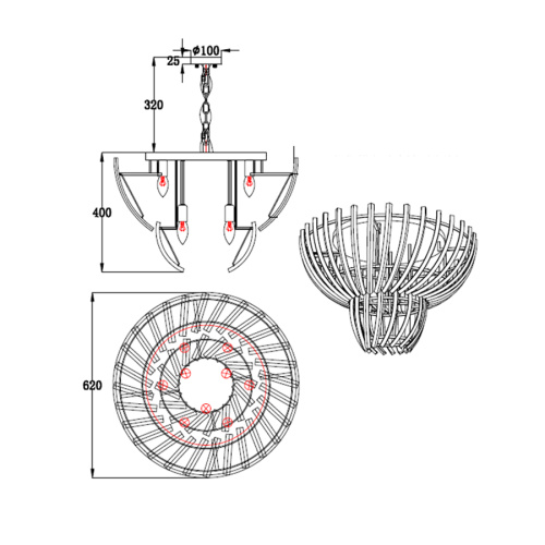 Люстра Calligo 600 gold/amber фото 4 Люстра Calligo 600 gold/amber фото 4
